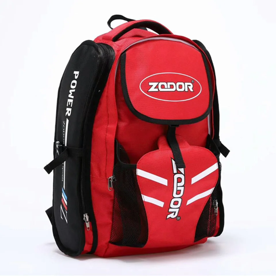 Original Zodor Waterproof Oxford Cloth Inline Roller Skates Backpack 4x110 Wheels Shoes Bag for Inline Speed Skating