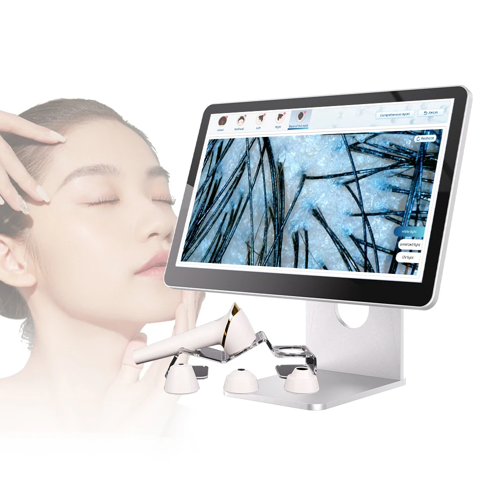 New Portable Hair Analysis Device Hair Scope Face Scanner Scalp Analyzer Machine