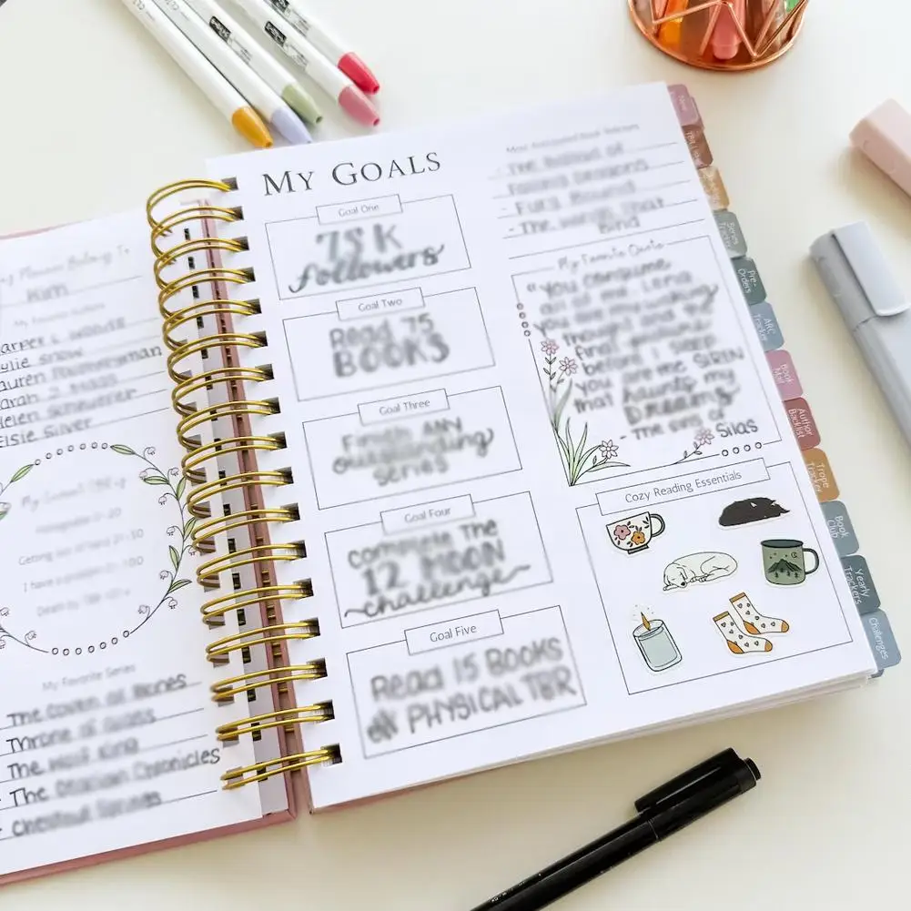 المنزل القراءة متحمس تعلم المعرفة القراءة سجل خطة دراسة خطة كتاب متعة التفاعلية إضافات كتاب خطة الدراسة #5