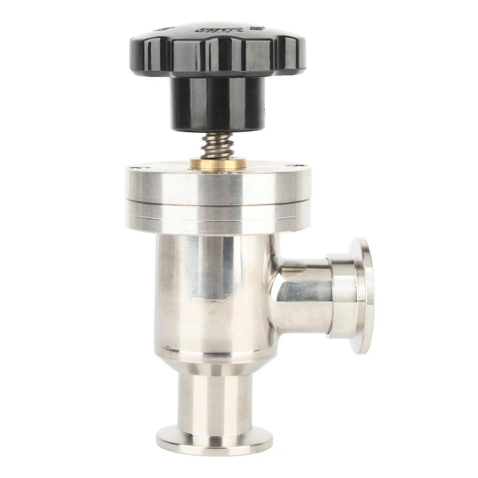 

Сильфонный клапан KF25 Нержавеющая сталь 304, ручной сильфонный клапан под прямым углом, сильфонный изоляционный клапан, клапан KF25