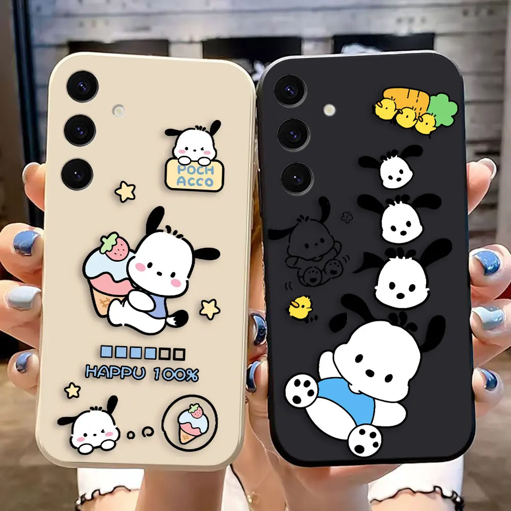 Pacha Dog Cartoon Pochacco Phone Case Cover FOR  Samsung Galaxy S30 S25 S24 S23 S22 S20 FE PLUS ULTRA 5G