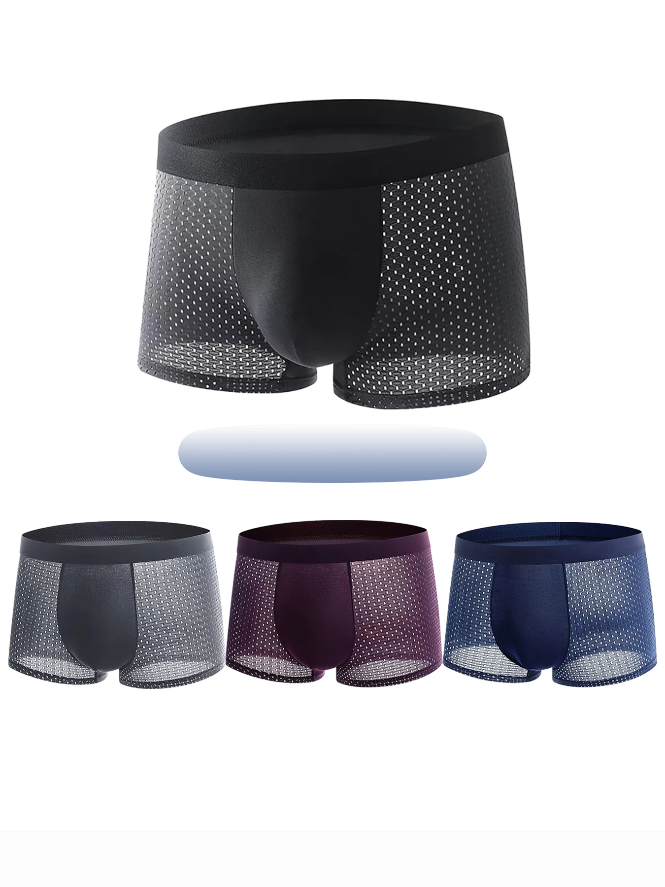 

Простые, дышащие и удобные мужские трусы однотонного цвета из четырех цветов.