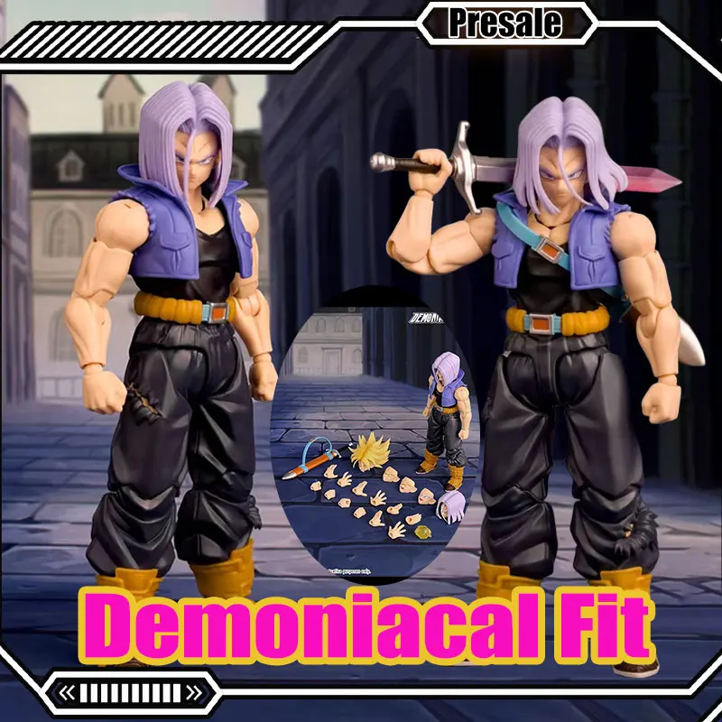 

Genuine Demoniacal Fit Dragon Ball Shf Trunks Action Figure Super Saiyan Trunks Anime Figures Son Of Tomorrow Trunks Model Toy
