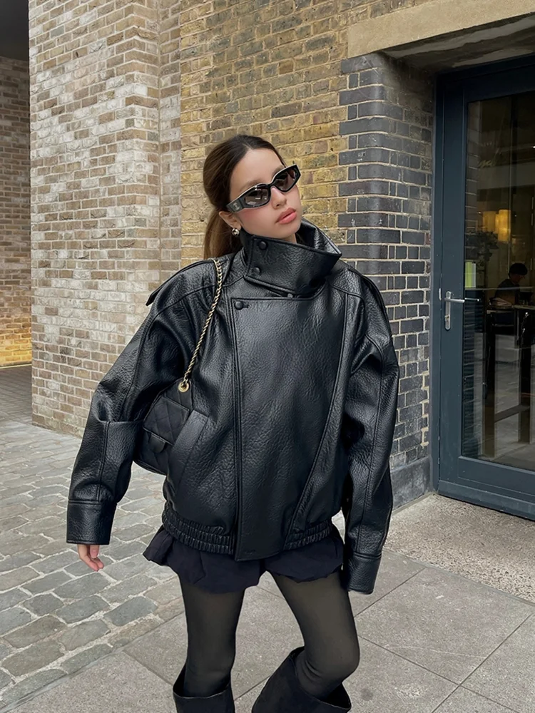 #87 Low Price Womens Faux Leather Jackets Deals