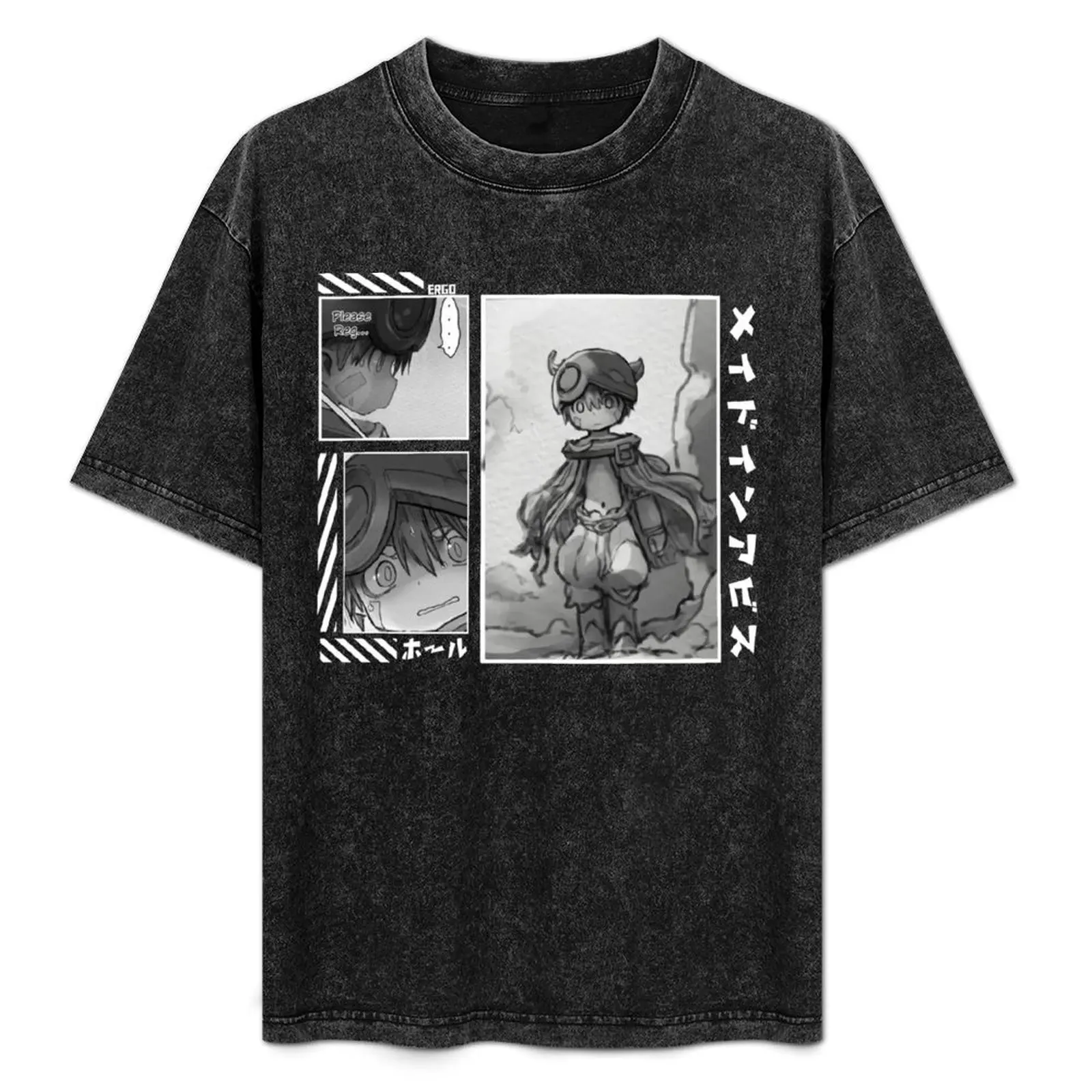 

Футболка Made in Abyss Reg унисекс с принтом аниме и манги, дышащая, для тренировок, с коротким рукавом