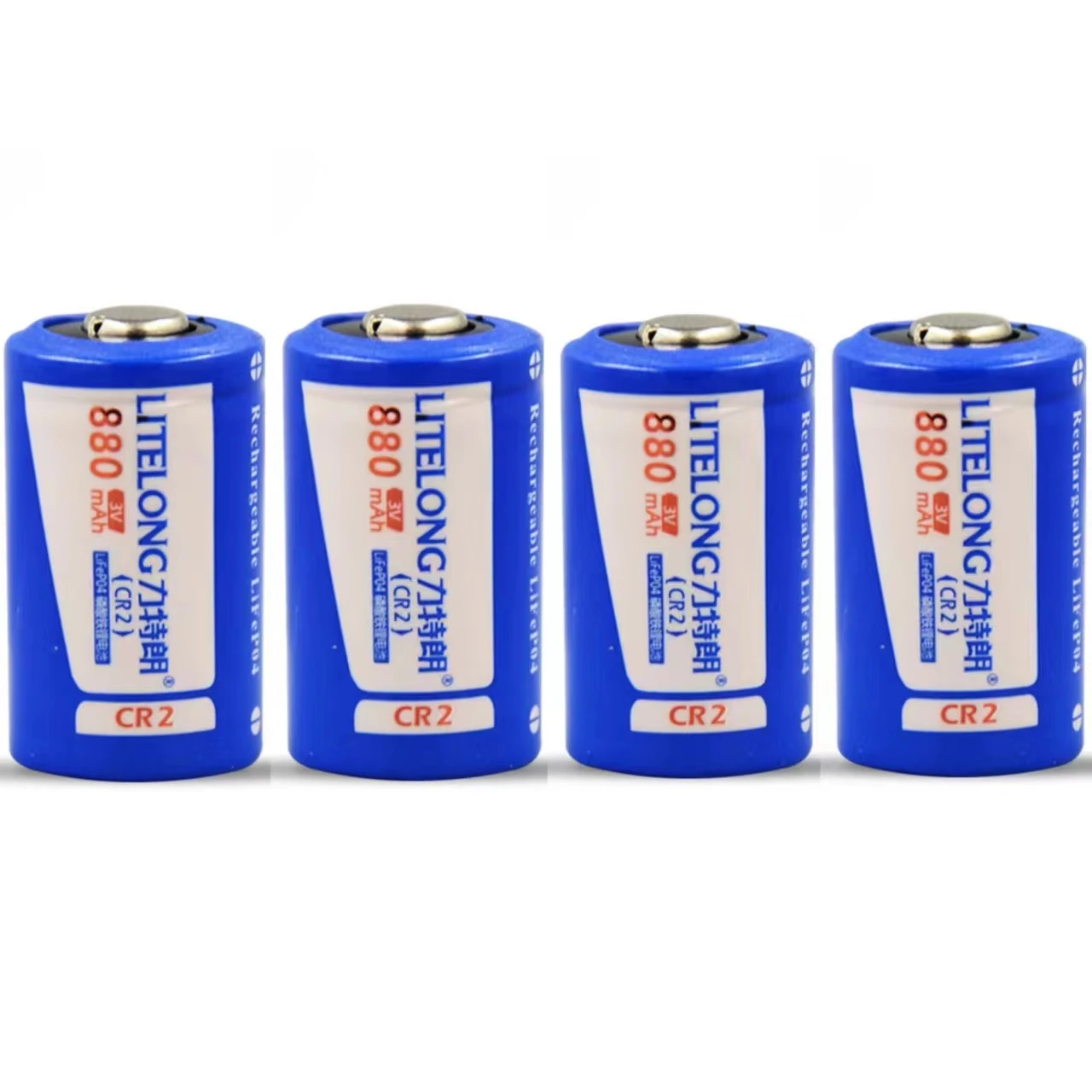 4PC CR2 LifePo4 batteria al litio 880mAh 3V batteria al litio ricaricabile telemetro fotocamera intelligente CR2 CR123A caricabatteria