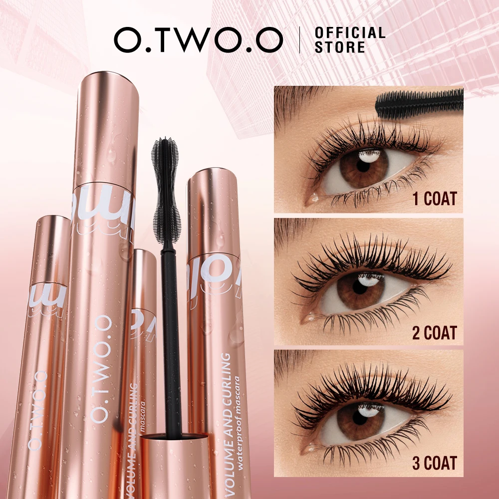 O.TWO.O 8pcs Kit Maquiagem Completa Inclui Eyeliner Batom Blush Face Setting Powder Mascara Curler Cílios Protetor Solar Cosméticos