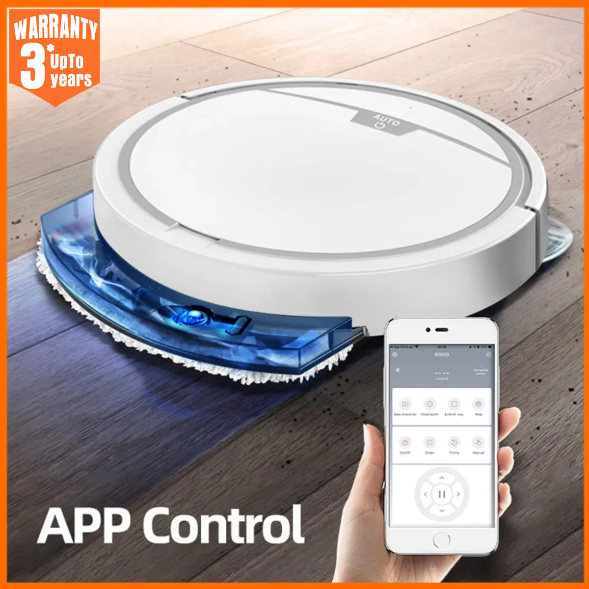 New Wireless Smart Vacuum Cleaner App Control Wet And Dry Floor Sweep 2800PA Suction Super Quiet Mopping Machine Cleaning Robot