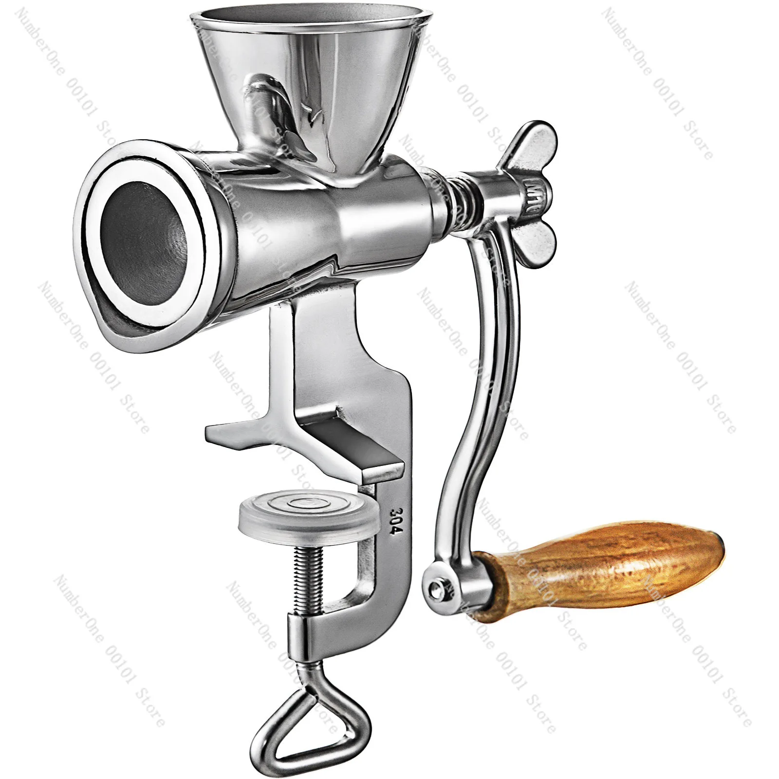 

304 stainless steel manual coffee grinder, hand-cranked coffee bean grinder, household grinder, coffee machine, bird food grinde