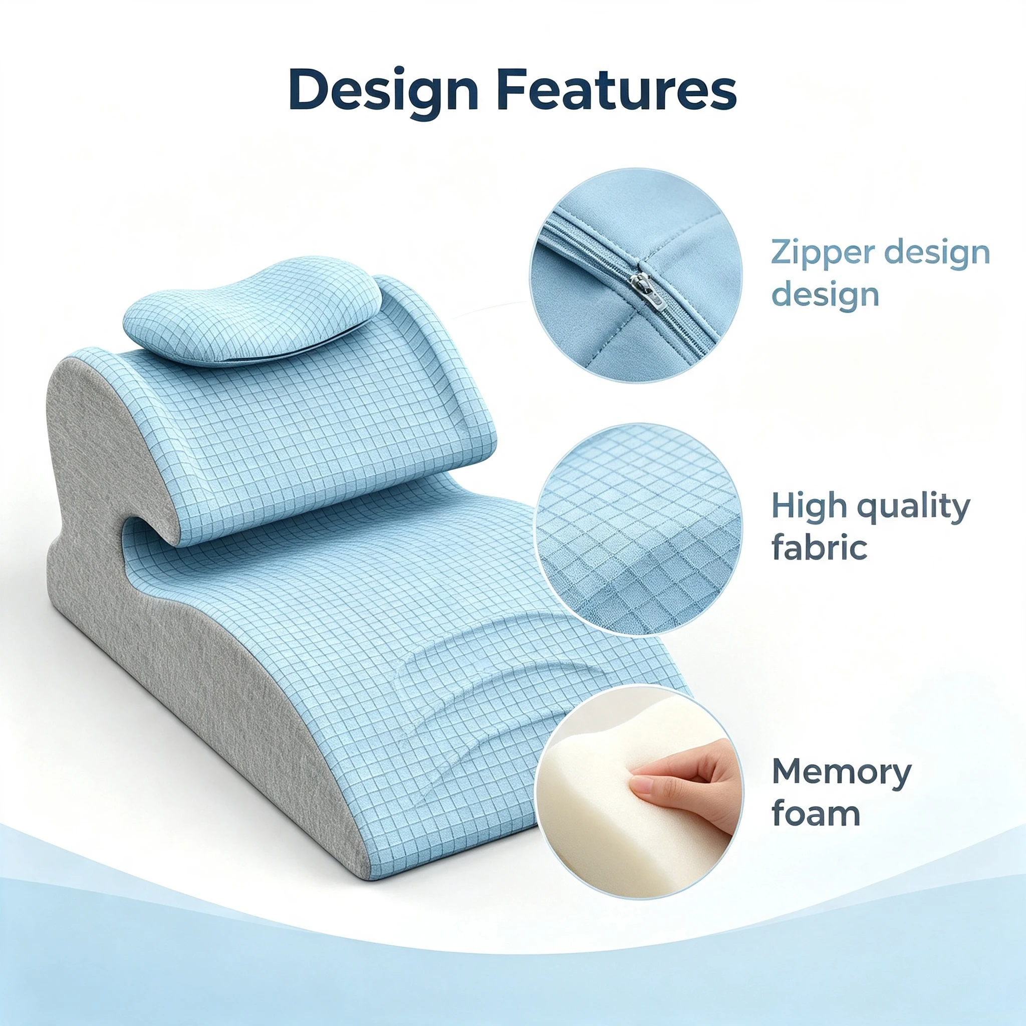 Snel-terugverende, responsieve - Memory Foam Orthopedic Pillow Neck Pain recensie en prijs