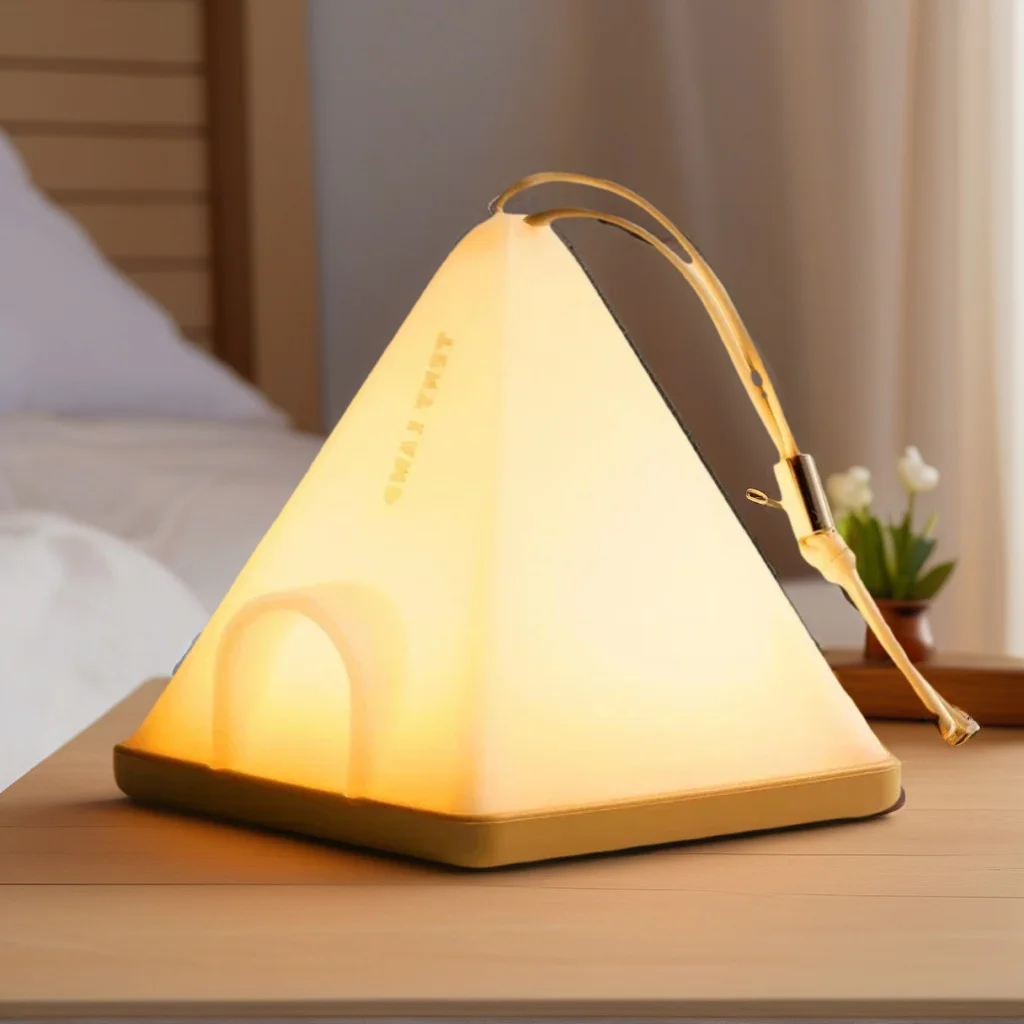 مصباح خيمة M12 قابل لإعادة الشحن - مصباح قابل للتعتيم مع خطاف