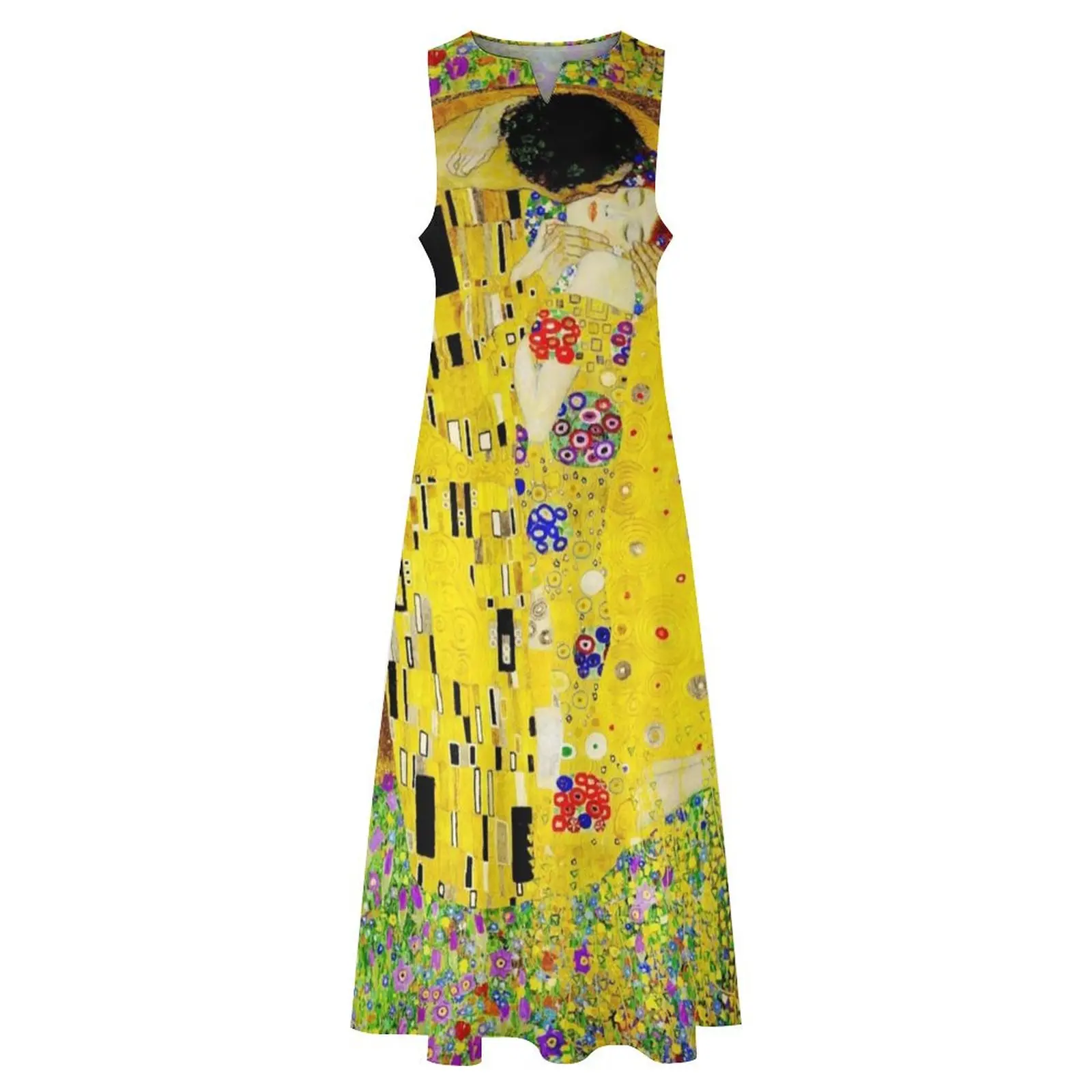 The Kiss by Gustav Klimt Liebespaar-Vestido largo para amantes, vestidos de novia, ropa femenina