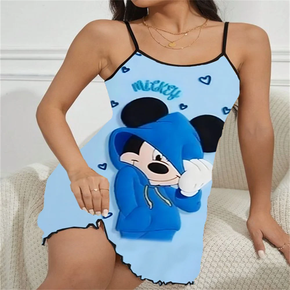 Night Wear Woman Sexy Pajamas Woman Night Sexs Top Seller Erotic Sleepwear Women's Nightgown Sleep Shirts Pijama Lovely Disney