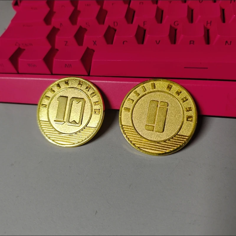 جديد ليكون هيرو X الاتحاد عملة ذهبية كوس X معدن عملة ذهبية الدعامة أنيمي المنتقة السلع هدية عيد ميلاد