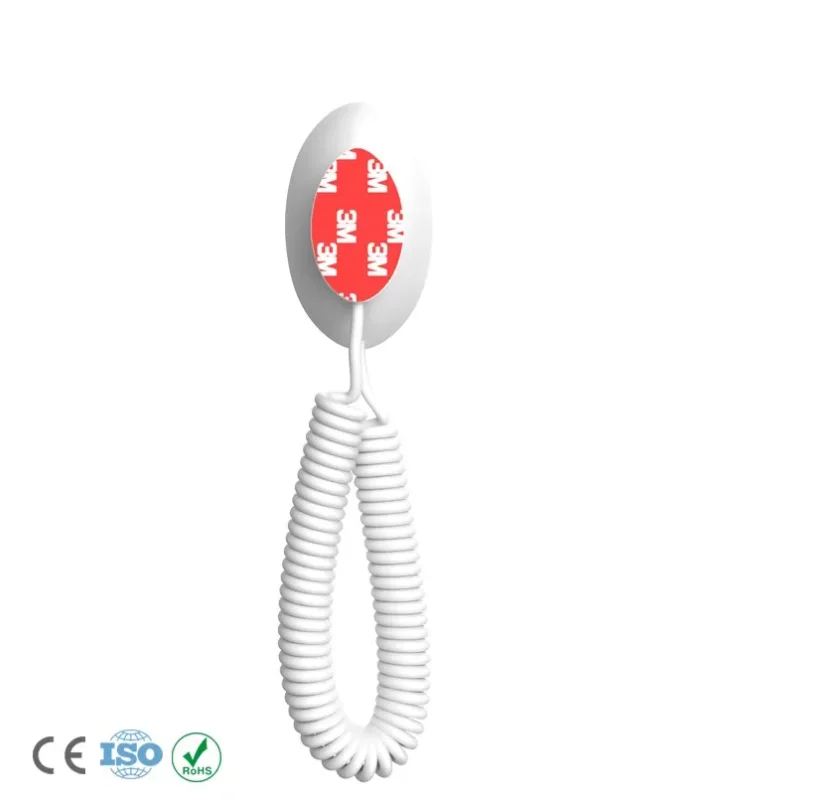 Mobile Phone Anti-theft Chains Devices Security Fixator Pedestal Retractable Upper Bracket Structure