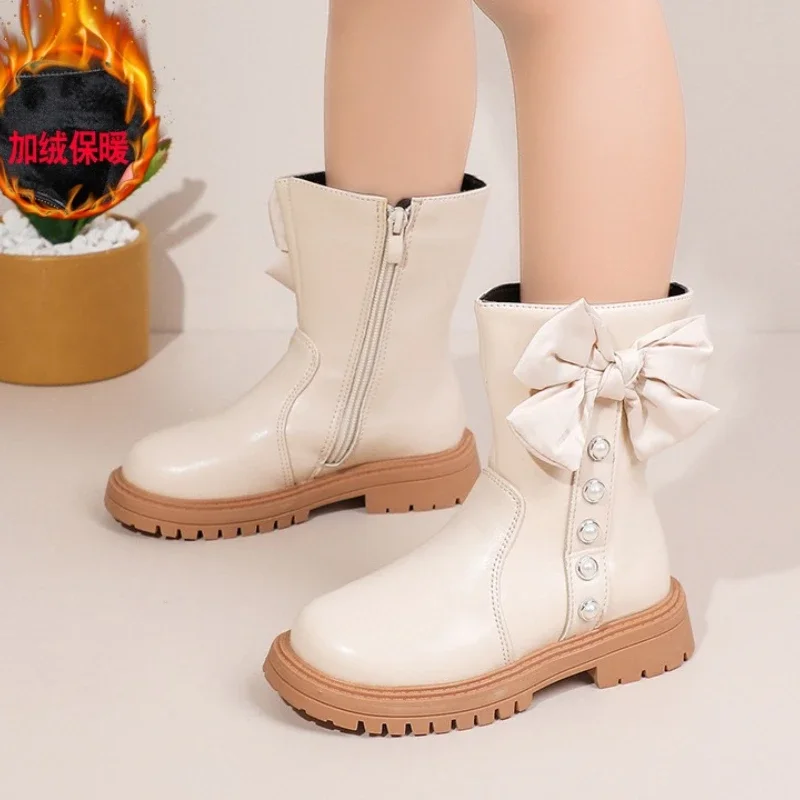 Autumn Winter Baby Kids Short Boots Super Warm Boys Girls Shoes Pu Leather Children Boots Fashion Toddler Boots Kids Snow Shoes