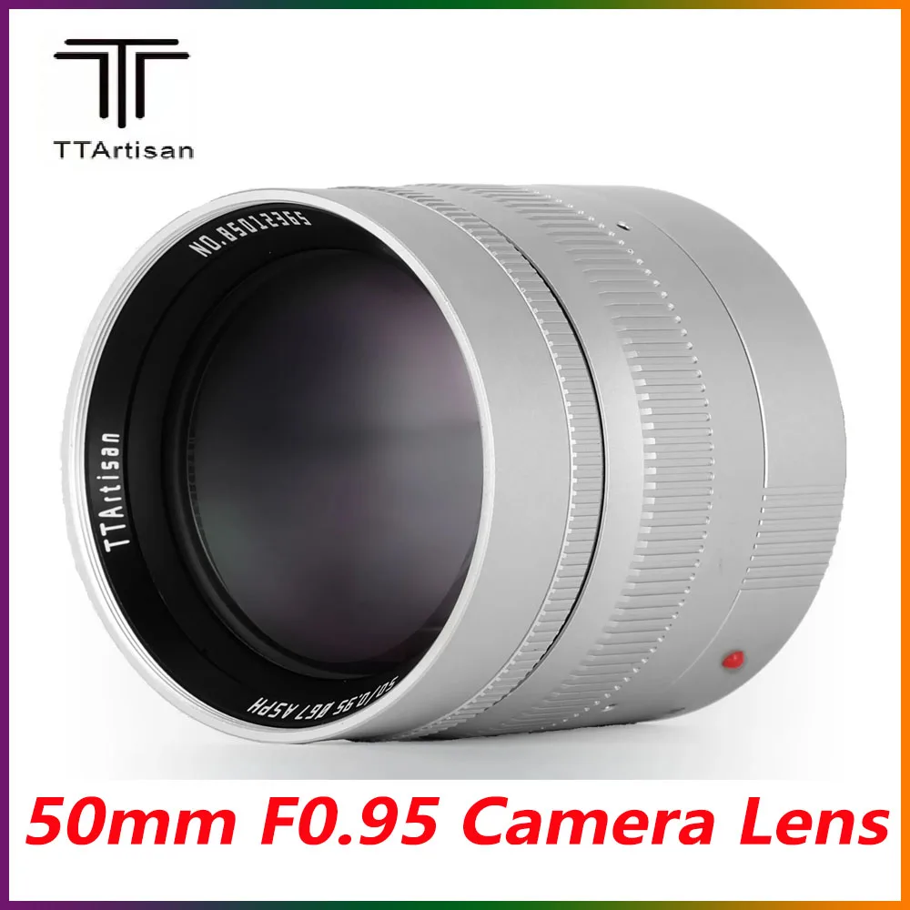 

TTArtisan 50mm F0.95 Camera Lens Full Fame Manual Focus Lens For Leica M Mount Camera Leica M-M M240 M3 M6 M7 M8 M9 M9p M10