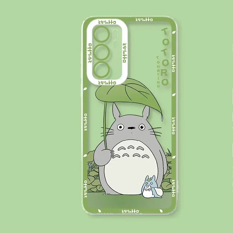 Anime T-Totoros Cute Phone Case For Samsung A36 A26 A56 A16 A06 A55 A35 A25 A15 A05 A54 A34 A24 A14 A13 A53 A33 Clear TPU Cover - náhled 4