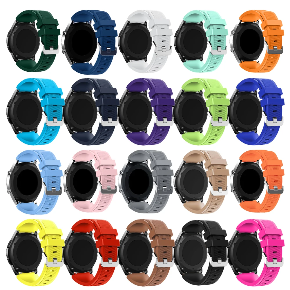 20mm 22mm Smartwatch Silicone Strap For Xiaomi Watch S1 Pro/Global Version Watchbands For Mi S1 Active/MiBro Color-Lite Bracelet