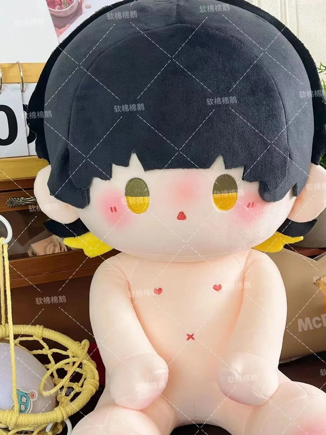 40CM Anime Bachira Meguru Boy Cosplay Soft Plush Doll Body Cartoon Dress Up Stuffed Toy Sitting Posture Pillow Kawaii Gift