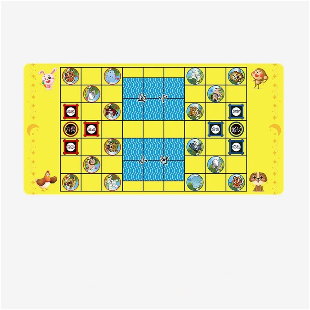 mouse-pad-animal-xadrez-mesa-tapete-de-jogo-festa-antiderrapante-animal-luta-pad-poker-mouse-pad-teclado-tapete-de-mesa-de-escritorio