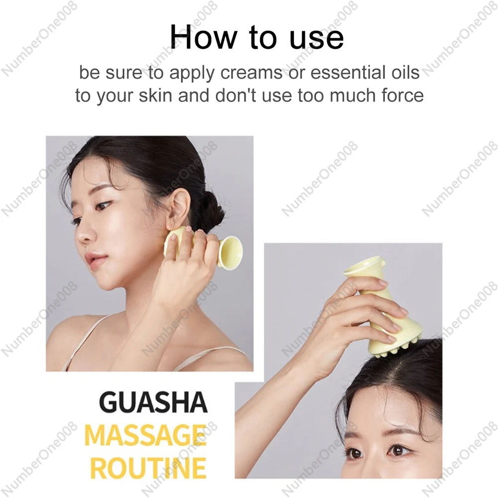 Ceramic Gua Sha Massage Tool Face and Body Guasha Lymphatic Muscle Relief Massage Guasha Board