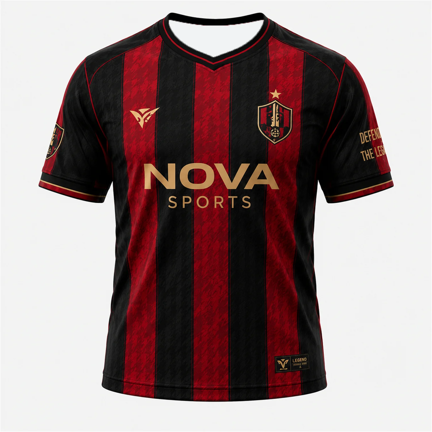 Schwarz-Rotes Nr. 3 Fußballtrikot für Männer, Frauen und Kinder, Maldini Fußballshirt, Kurzarm-Sportbekleidung, Atmungsaktives Fan-Trikot für Jugendliche – Detail 4