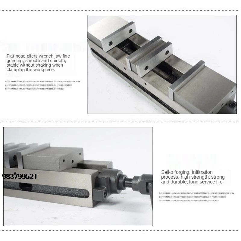 Good Price Heavy-Duty 6 Inch Milling Machine Two-Way Angle Solid Precision vice with Double Opening Vise Pliers for Enhan