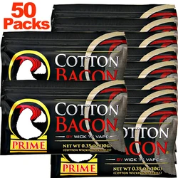 50/30/10Pack Cotton Bacon Prime Organic Cotton for Zeus X Mesh Kylin BSKR V2 Dead Rabbit Profile wholesales