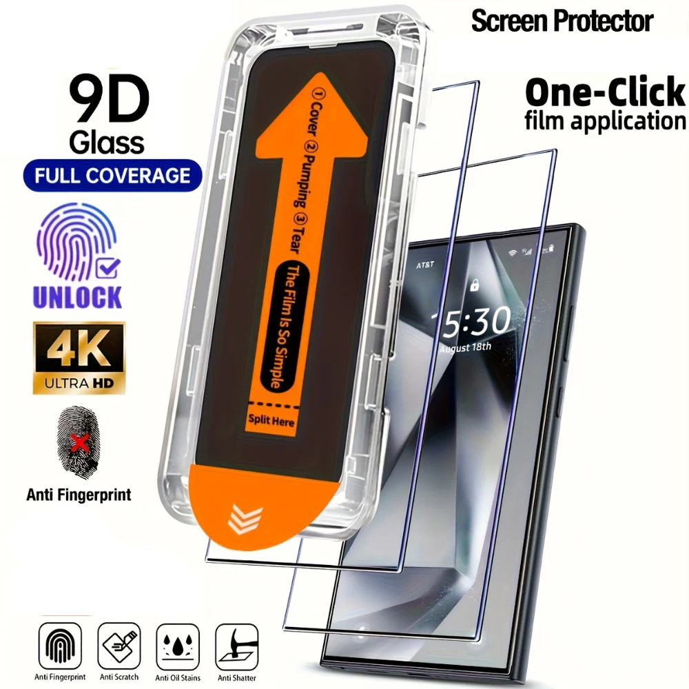 

Auto-Dust Removal Kit Dust Free Install Tempered Glass Film For Redmi Note 11S 11T 12S 12 Pro Plus 12C 4G 5G Screen Protector