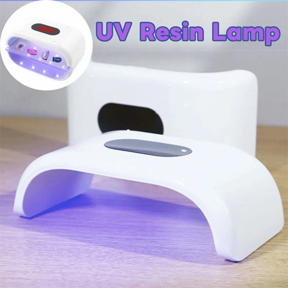 

Double-Sided UV Light for Resin 36W Power 3-Speed Timer Resin Curing Machine 24 LED Beads Adjustable Time Setting