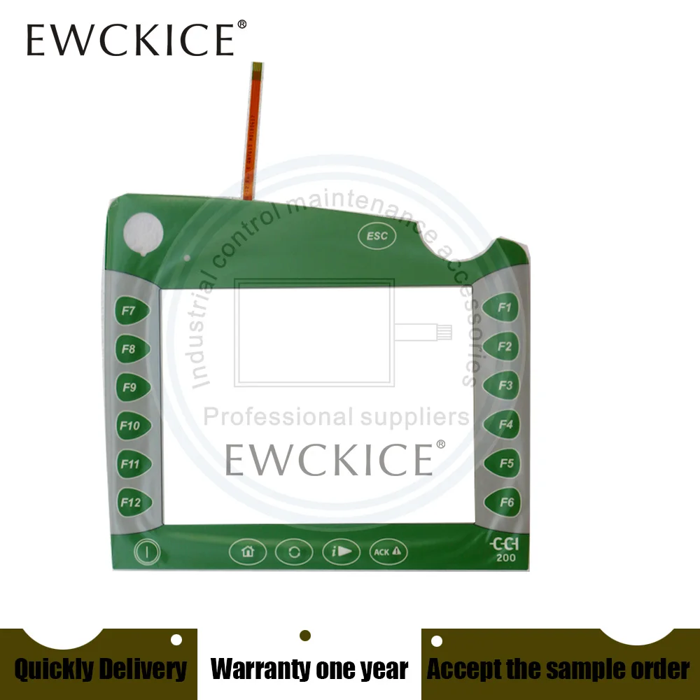 ใหม่ CCI-200 NTS E310708-15 R HMI PLC หน้าจอสัมผัสเมมเบรนหน้าจอสัมผัสและฟิล์ม