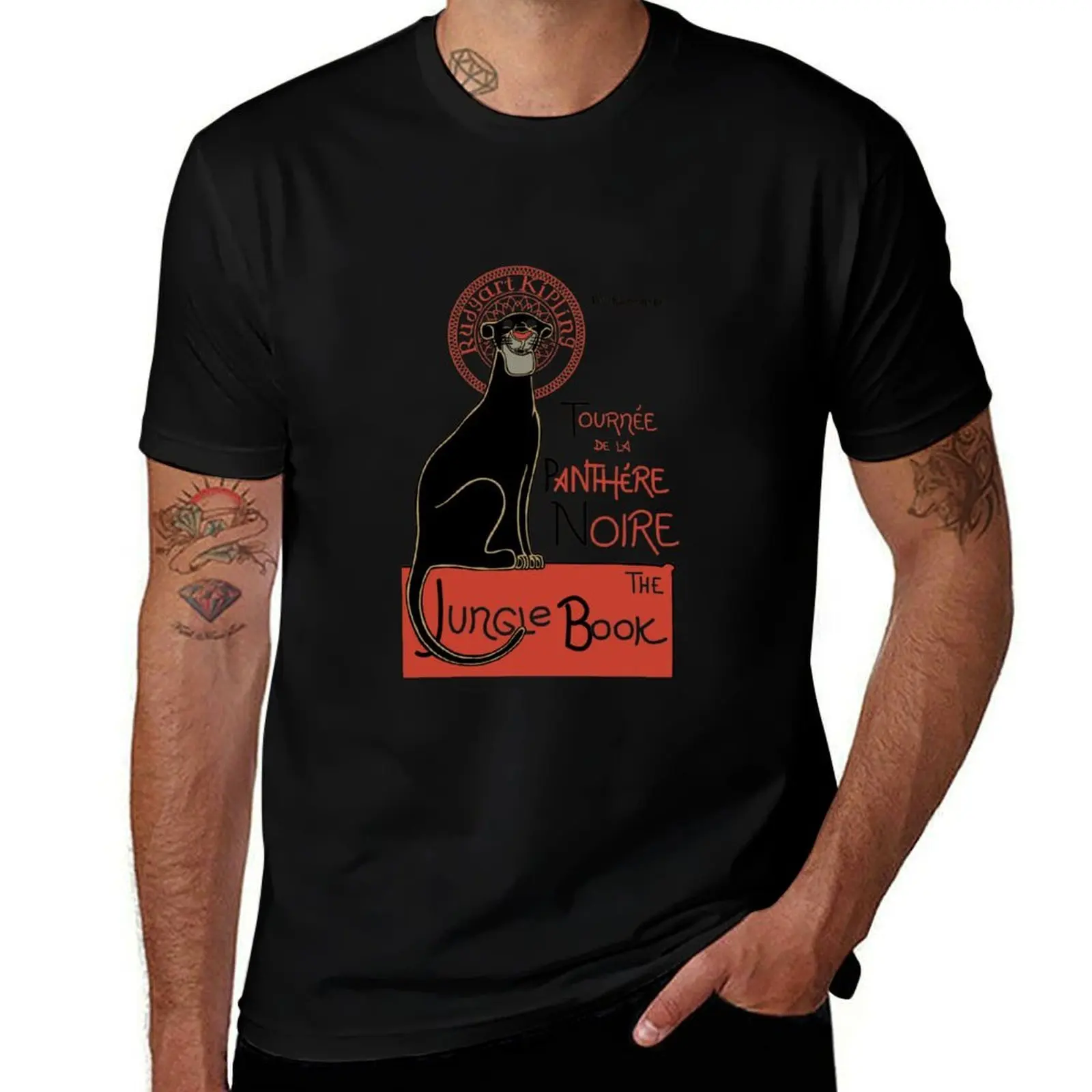Panthère Noir T-Shirt Thanksgiving Casual Tee T-Shirt