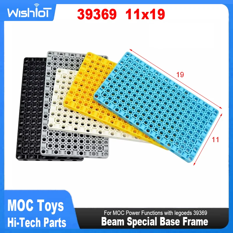 MOC Hi-Tech Parts 11x19 Beam Special Base Frame 39369 Technical Base Plate Compatible with spike Education Building Blocks 45678