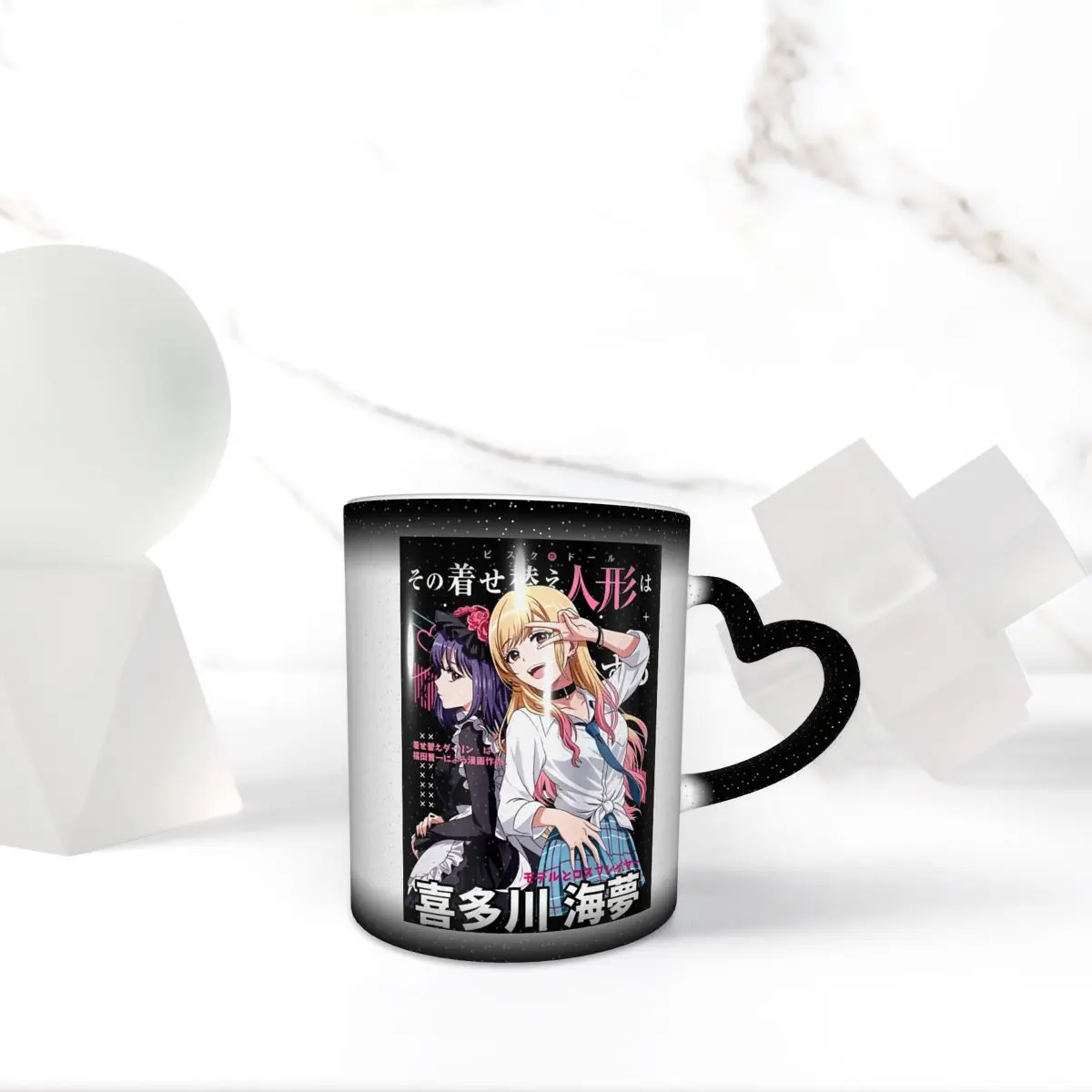 My Dress-up Darling Anime With Kitagawa Marin And Sajuna Inuyama Print Mug Ceramic Coffee Cups Tea Mugs Milk Cup Drinkware Gifts