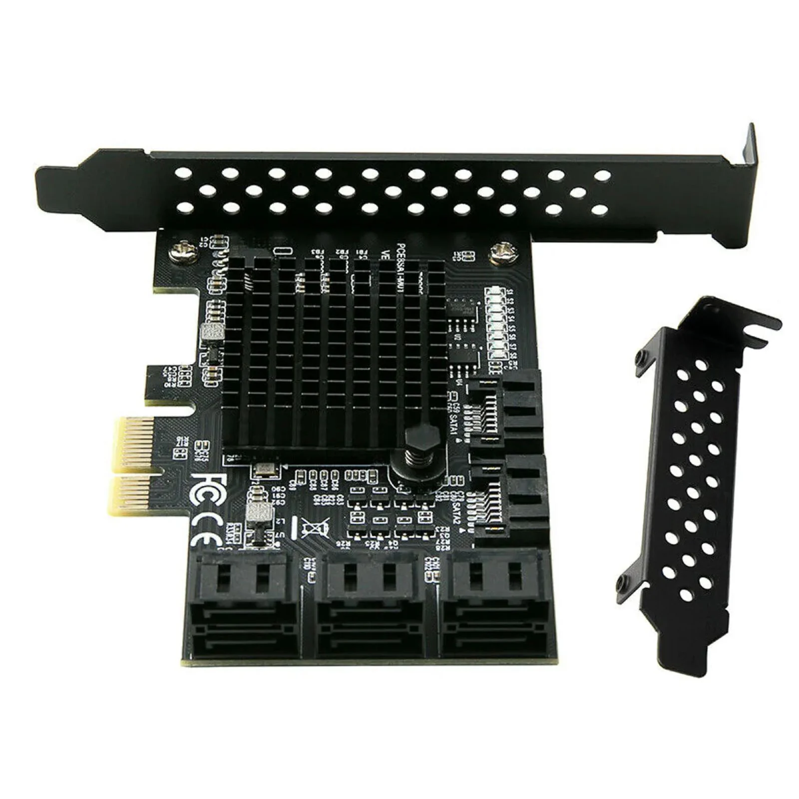 PCI-E SATA 3.0 Adapter 1X PCIE SATA PCI Express Expansion Card 8 Ports X1 X16 PCI Sata Controller PCIE3.0 Add On Cards