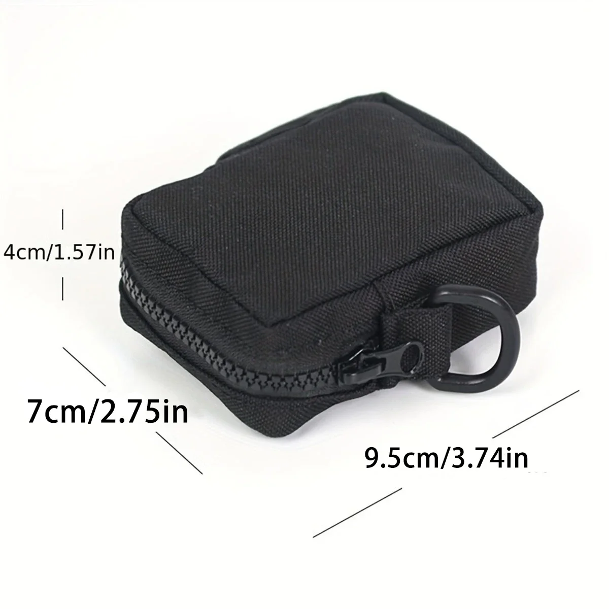 Esportes ao ar livre multi-funcional tático saco de cintura acessório saco de cartão simples e durável bolsa de moedas cor sólida pacotes de cintura