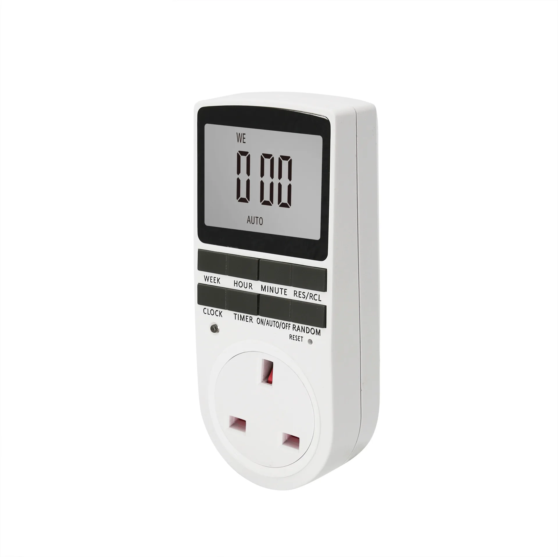 UK large screen timing switch socket, electronic timer timer, kitchen socket