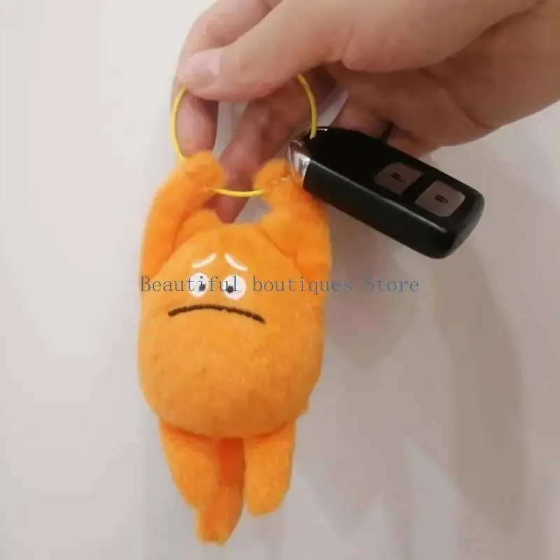 U4LF Cartoon Plush Stuffed Dolls Toy Korean Phone Chain Backpack Pendant Korean Keychain Y2K Fashion Jewelry Birthday