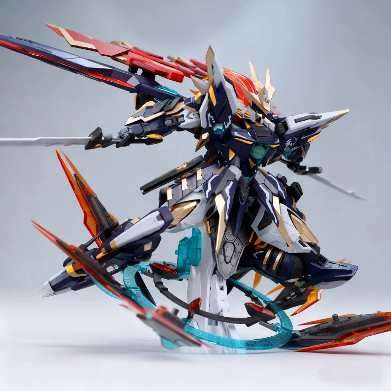 SNAA 1/100 Imperialny Wojownik YR03 Model do Składania Figurki Akcji Ruchome Mecha Zabawka z Naklejkami Wodnymi Dekoracja na Biurko Prezent dla Chłopca