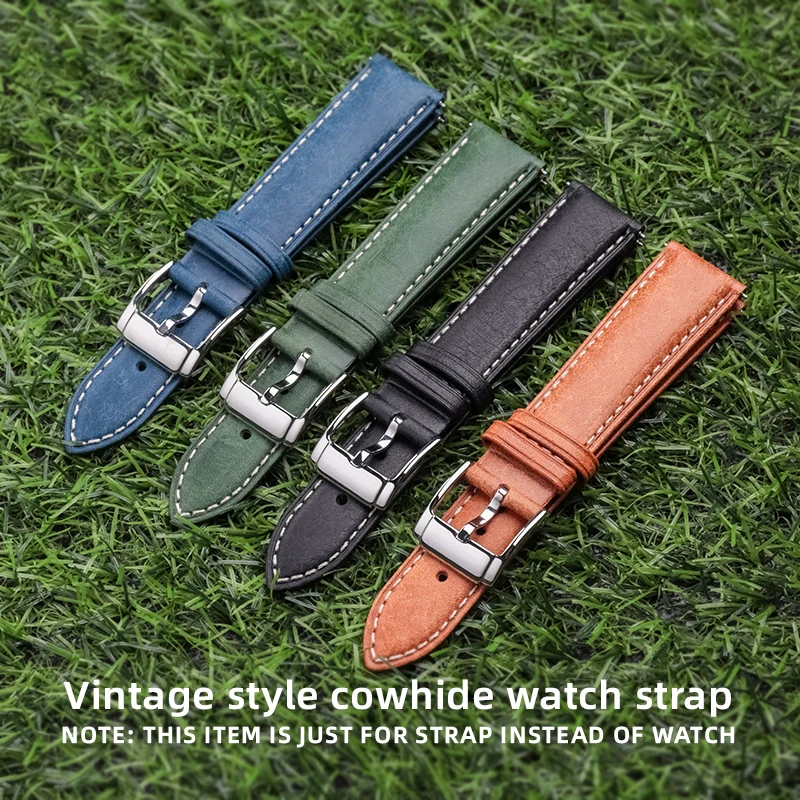 Cowhide  Leather Watchband 20mm 22mm Quick Release Watch Strap man woman bracelet for Jaeger-Lecoultre watch accesorios