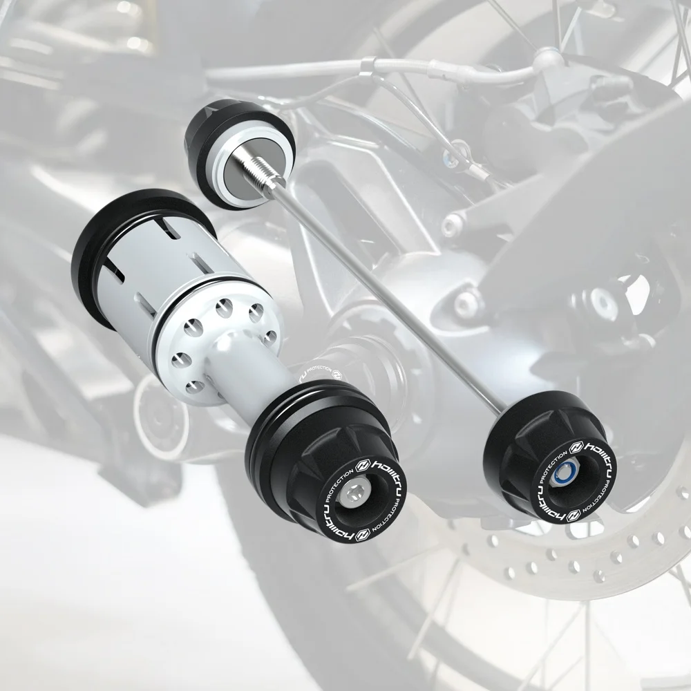 Motorcycle Axle Sliders For BMW R1200GS R1250GS Exclusive / Adventure Rear Front Wheel Fork Crash Protector Pad Swingarm Slider
