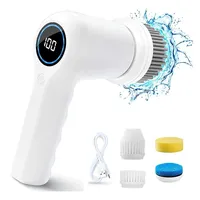 Multifunctional Cleaner Brush Electric Household Cleaning Brushes Electric Kitchen Brush Cleaning Gadgets for Home Spin
