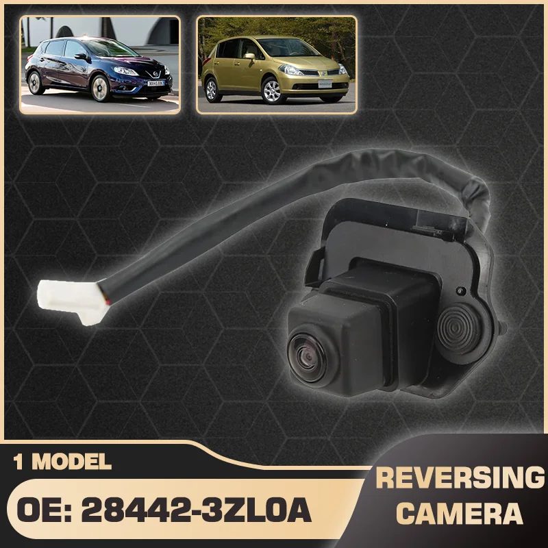 

28442-3ZL0A Car For Nissan Pulsar C13 Nissan Tiida C13 MK3 2015 2016 Rear View Camera Backup Reverse Parking Camera Accessories