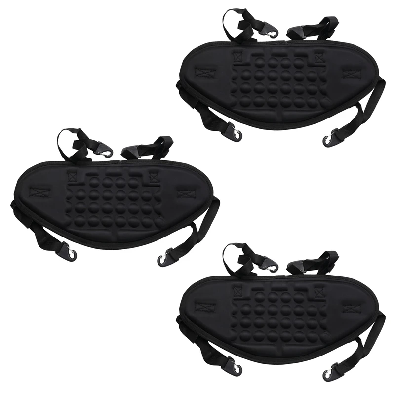 3Pc Adjustable Kayak Cushion Canoe Environmental Protection Seat Back Rest Pad Kayak Soft Thick Back Support Pad