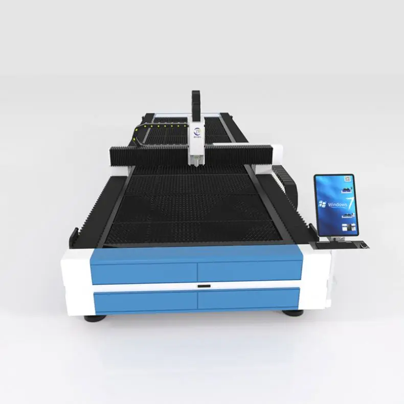 High Precision 6015 CNC Fiber    Cutting Machine 1000W-3000W Fiber    Cutter Cypcut Control System Supports AI BMP Formats