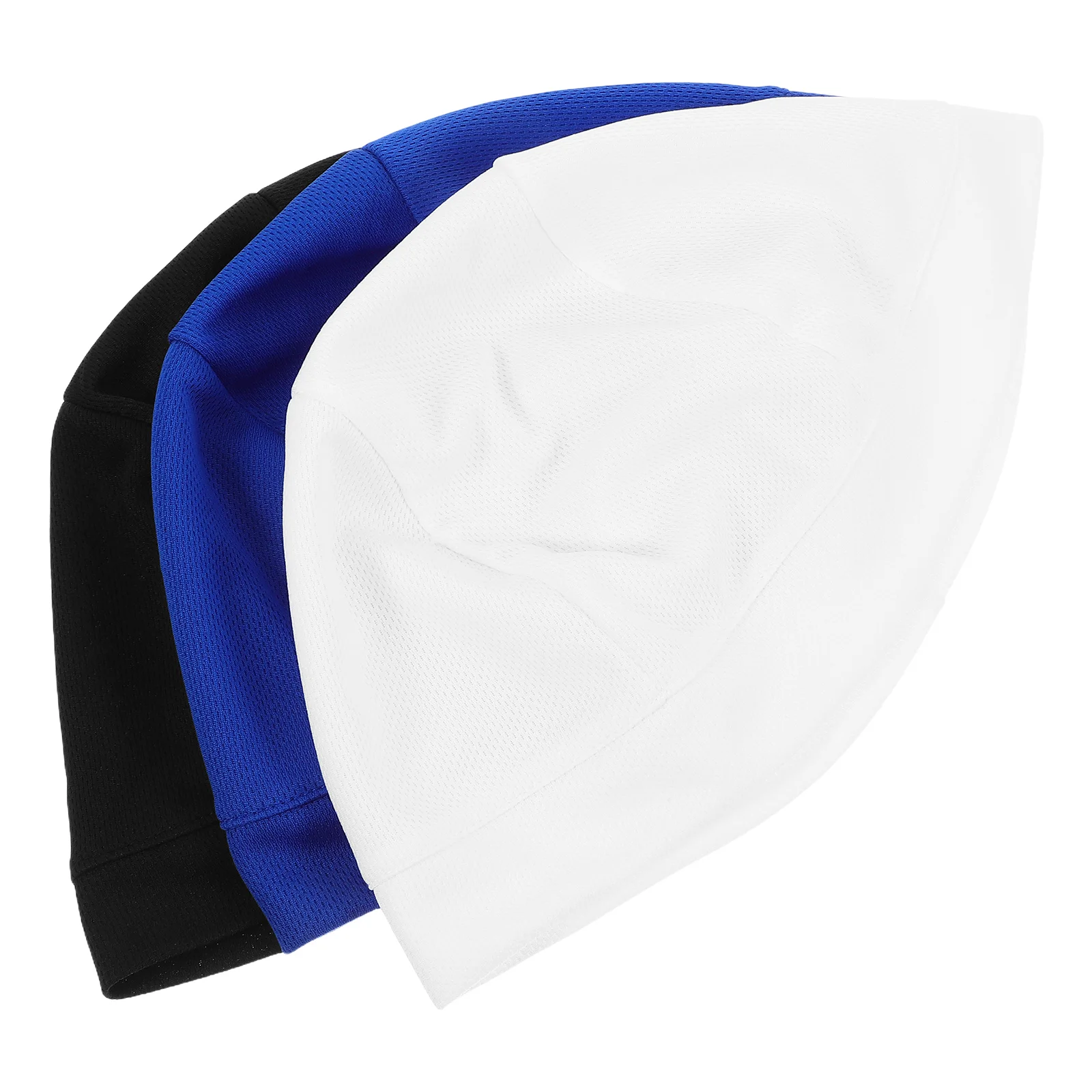 

3pcs Windproof Sun Protection Head Cover Soft Stretchy Quick-Dry Inner Cap For Cycling Sports Outdoor Diy Liner