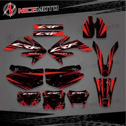 NICEMOTO Graphic Background Decal Sticker for for Honda CRF250X CRF 250X 2004-2012 2007 2008 2009 2010 2011