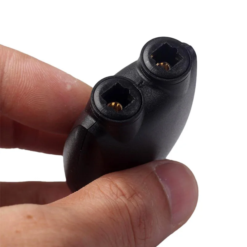 Digital SPDIF Optical Audio Splitter 2 Way Toslink Splitter Adapter 1 input 2 Output SPDIF Optical Cable Splitter Hub for CD DVD