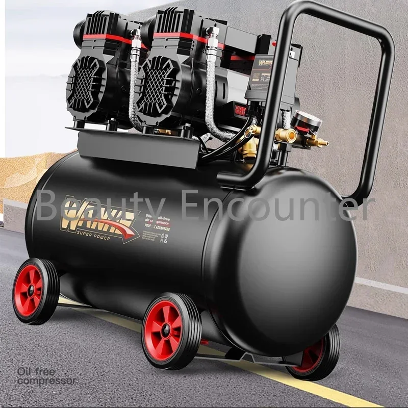 Silent Air Compressor 800W 1690W 30L 20L 10L 12L For Home Car Repair Tire Inflation Paint Spraying Portable Air Pump Carpentry